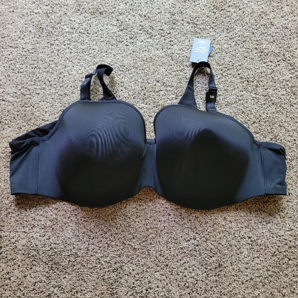 NWT Torrid Curve Womens Bra 54B Lightly Lined Full Coverage Balconette Black